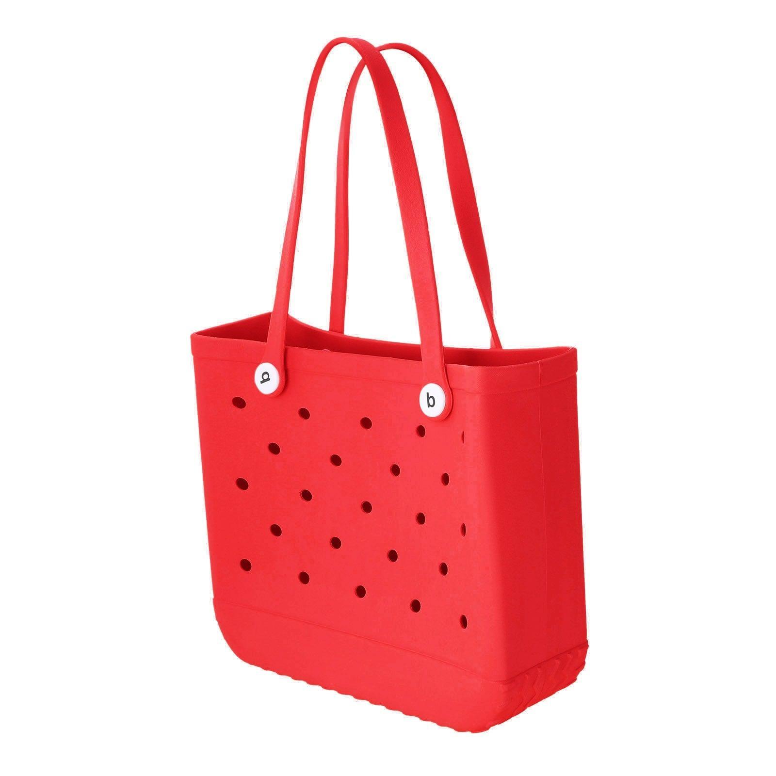 Beach Escape EVA Tote Bag in Red - Medium - Koda Store - Free Shipping