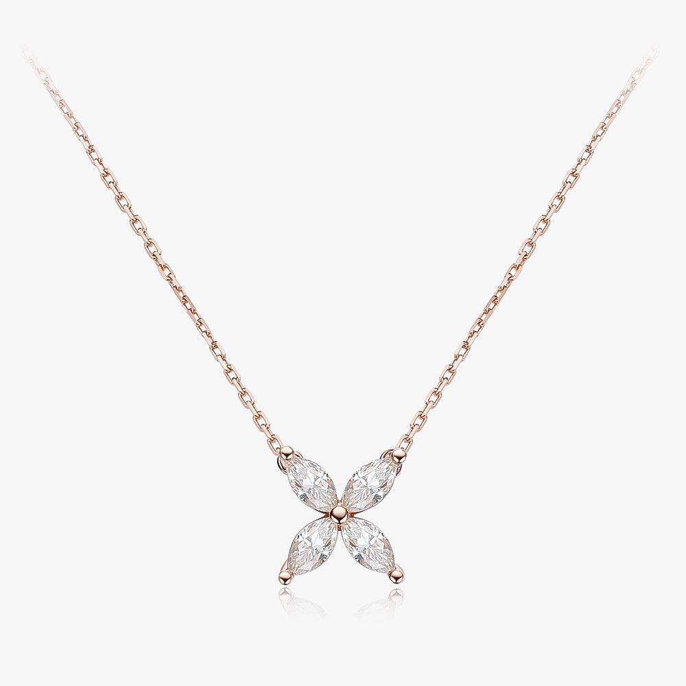 Elodi Moissanite Sterling Silver Necklace - Koda Store - Free Shipping