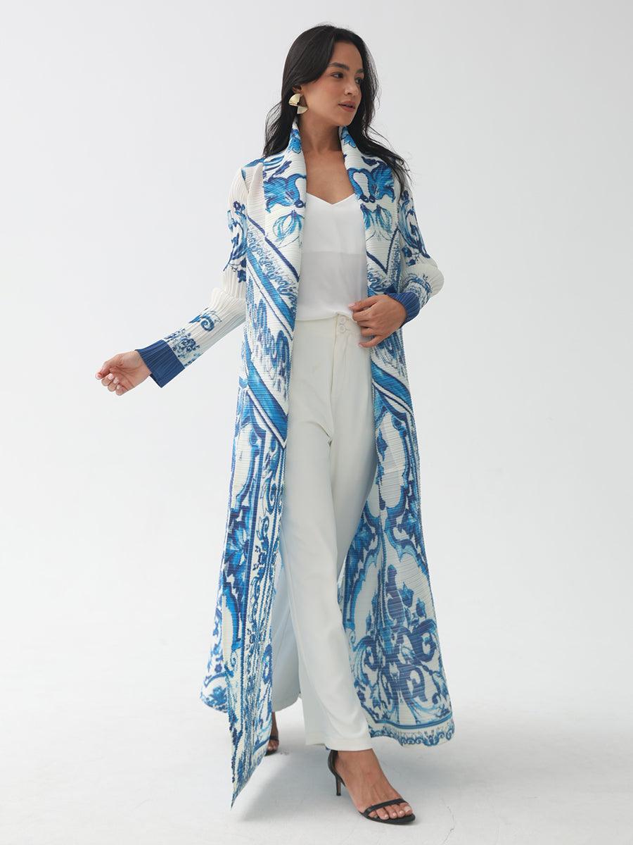 Azure Drift Maxi Coat - Koda Store - Free Shipping