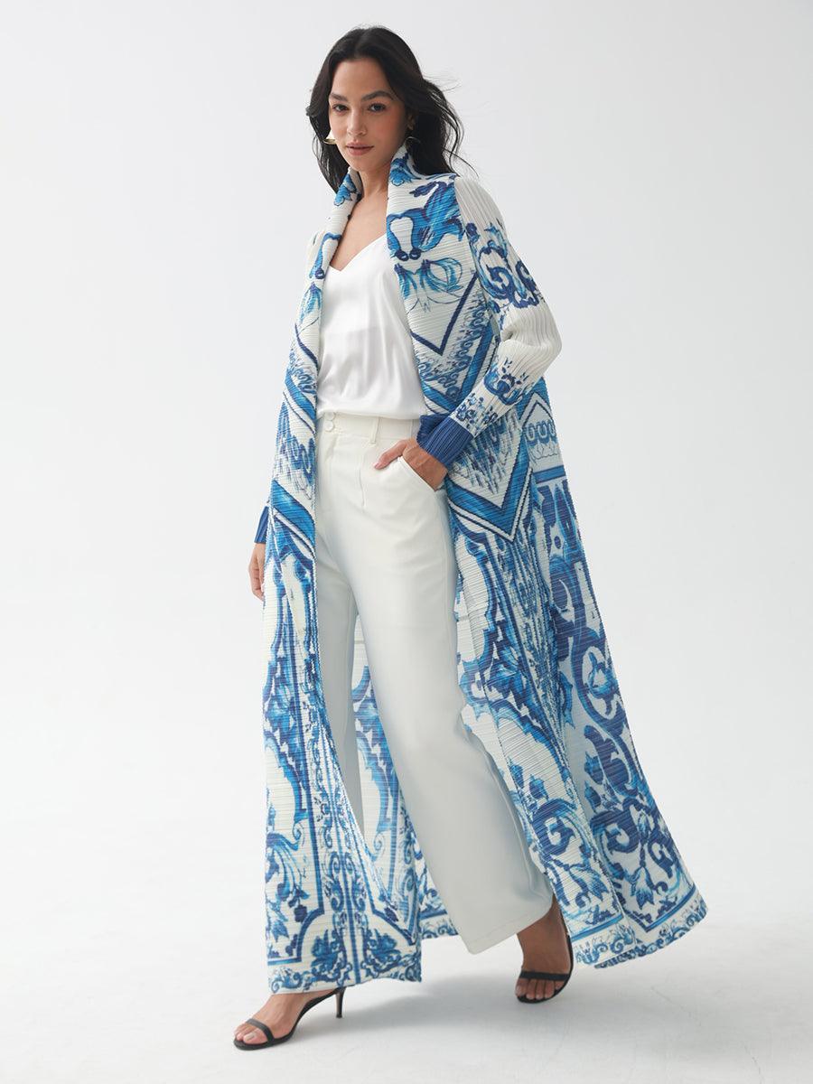 Azure Drift Maxi Coat - Koda Store - Free Shipping