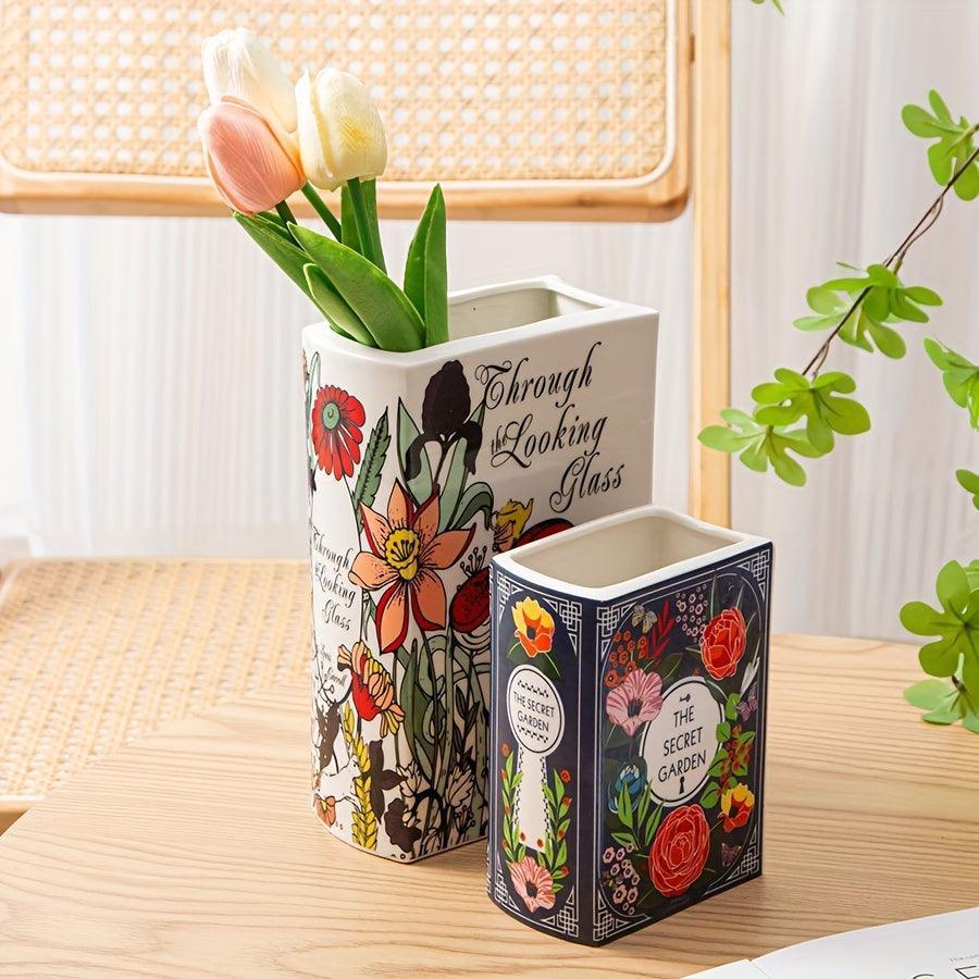 Through the Looking Glass Book Vase - Koda Store - Free Shipping