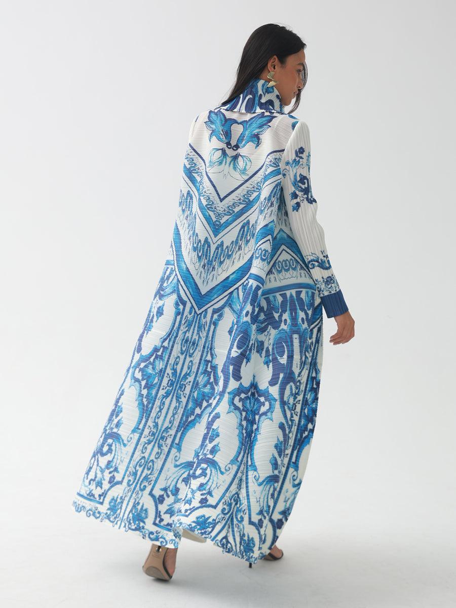 Azure Drift Maxi Coat - Koda Store - Free Shipping