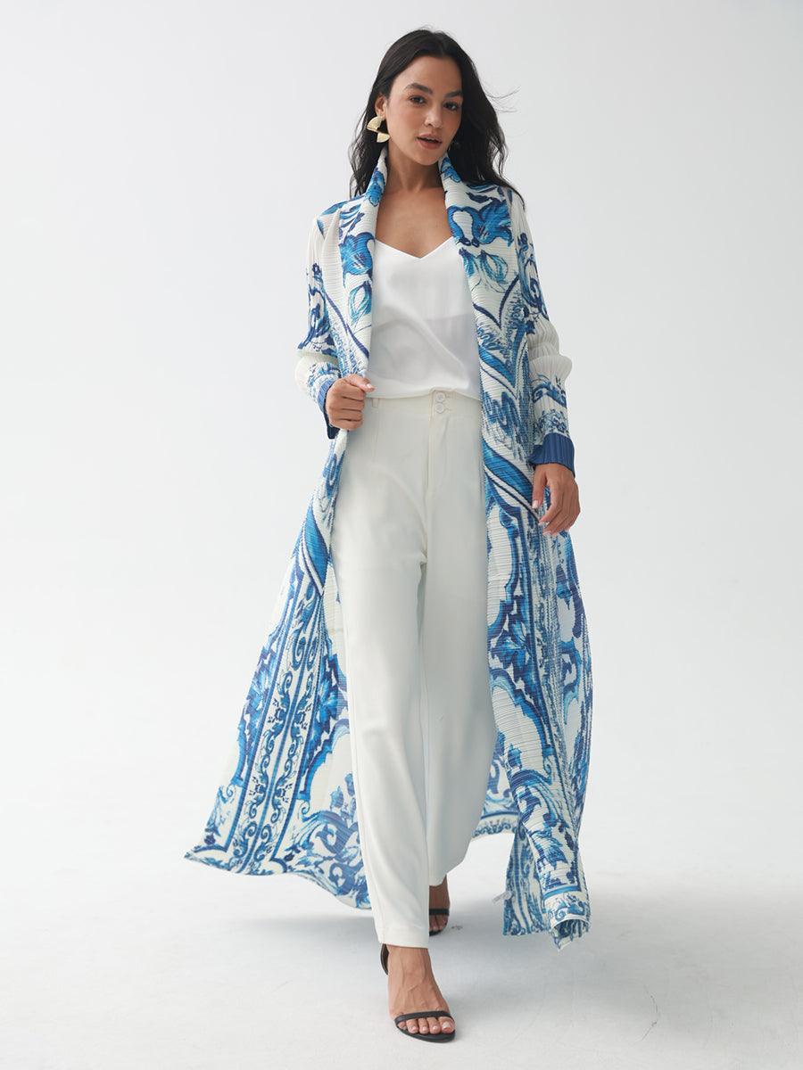 Azure Drift Maxi Coat - Koda Store - Free Shipping