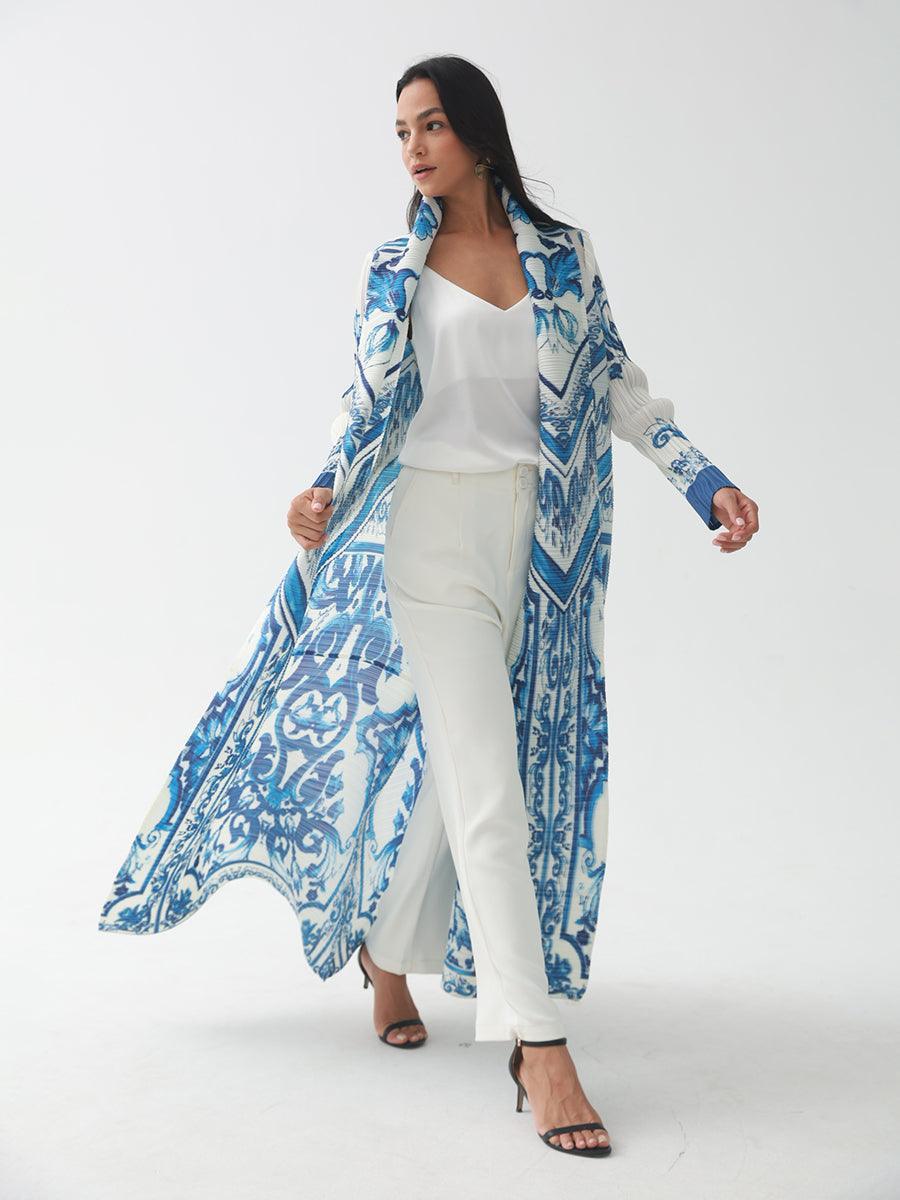 Azure Drift Maxi Coat - Koda Store - Free Shipping