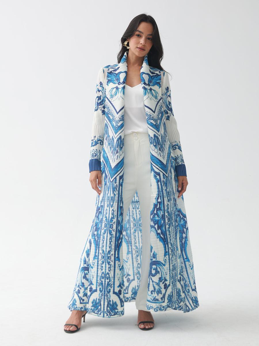 Azure Drift Maxi Coat - Koda Store - Free Shipping