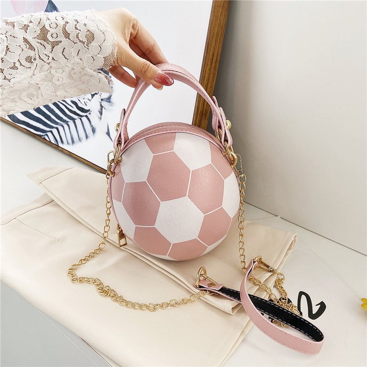 Women's Soccer Ball Crossbody Bag With Chain - Koda Store - Free Shipping