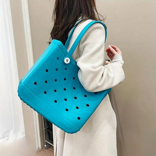 Beach Escape EVA Tote Bag in Turquoise - Extra Large - Koda Store - Free Shipping