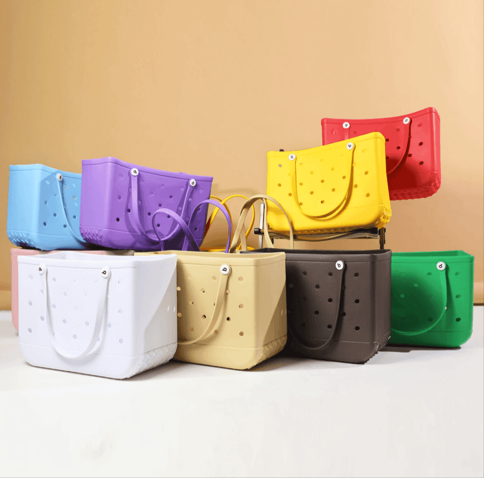 Beach Escape EVA Tote Bag in Lilac - Extra Large - Koda Store - Free Shipping