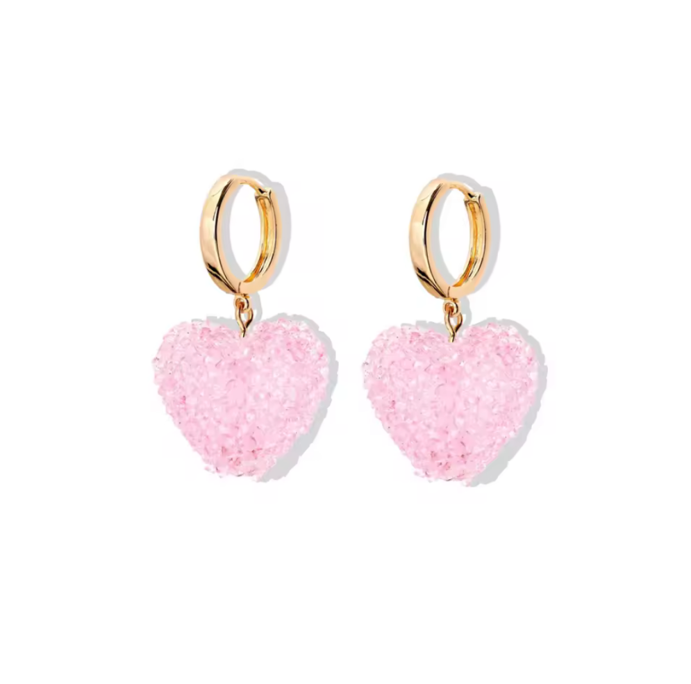 Sugar Coated Heart Drop Earrings Shop name