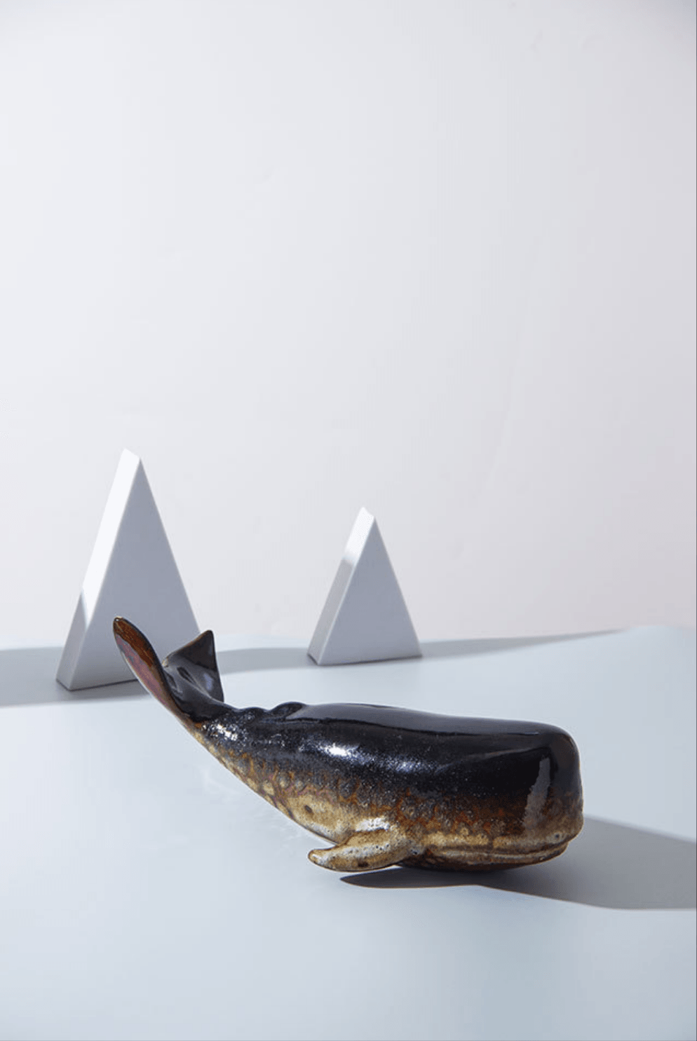 The Sculpted Voyager - Earthen Whale in Ceramic - Koda Store - Free Shipping