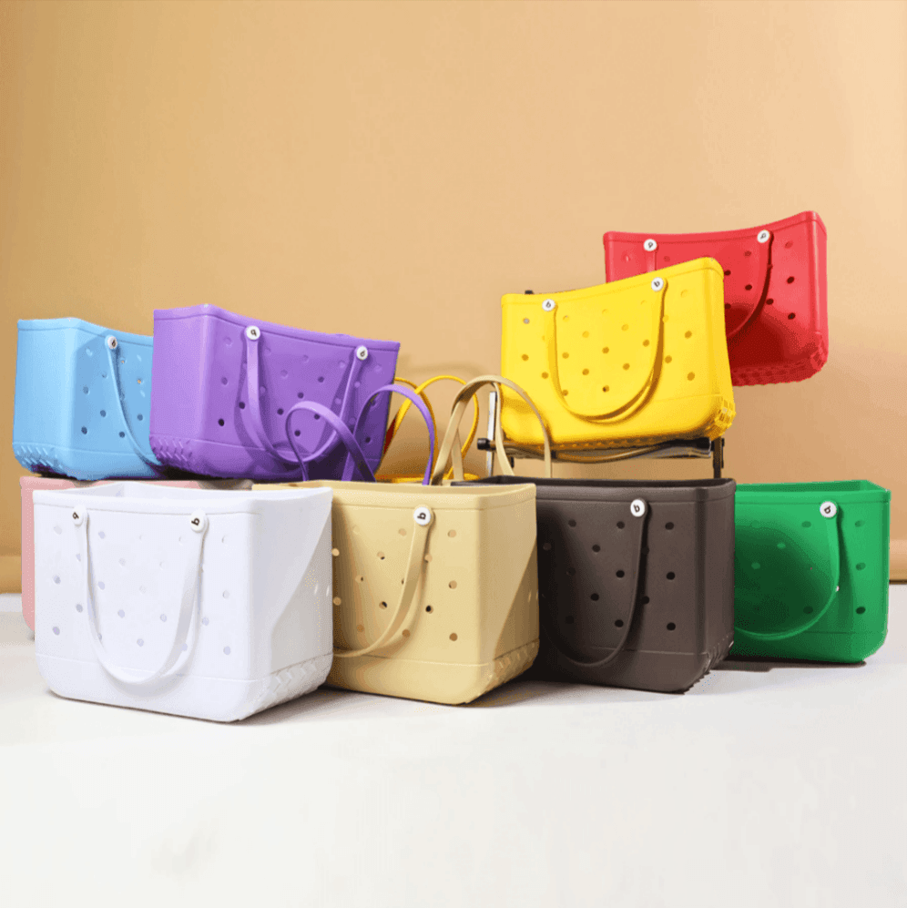 Beach Escape EVA Tote Bag in Yellow - Extra Large - Koda Store - Free Shipping