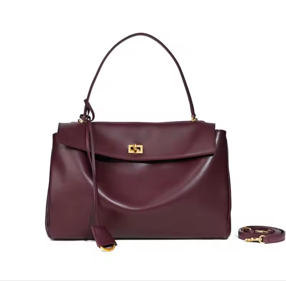 Farrah Leather Handbag - Authentic Genuine Leather Purse - Koda Store - Free Shipping