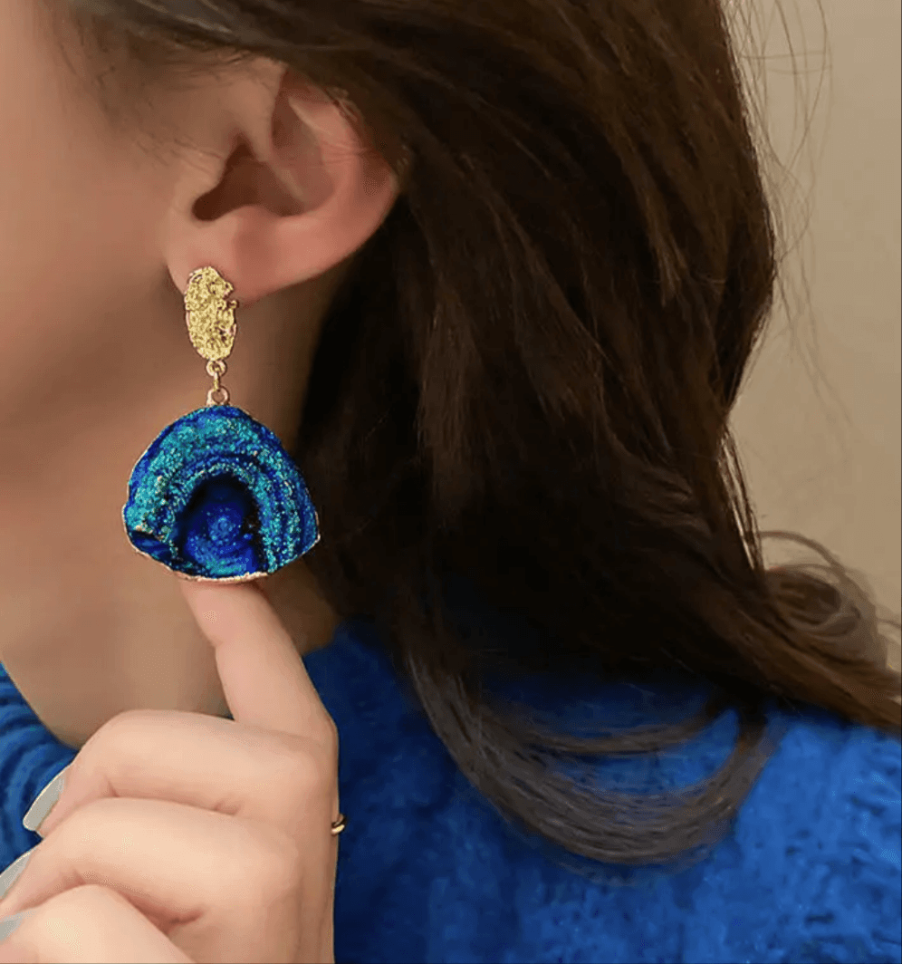 Starry Sea Volcanic Rock Earrings - Koda Store - Free Shipping