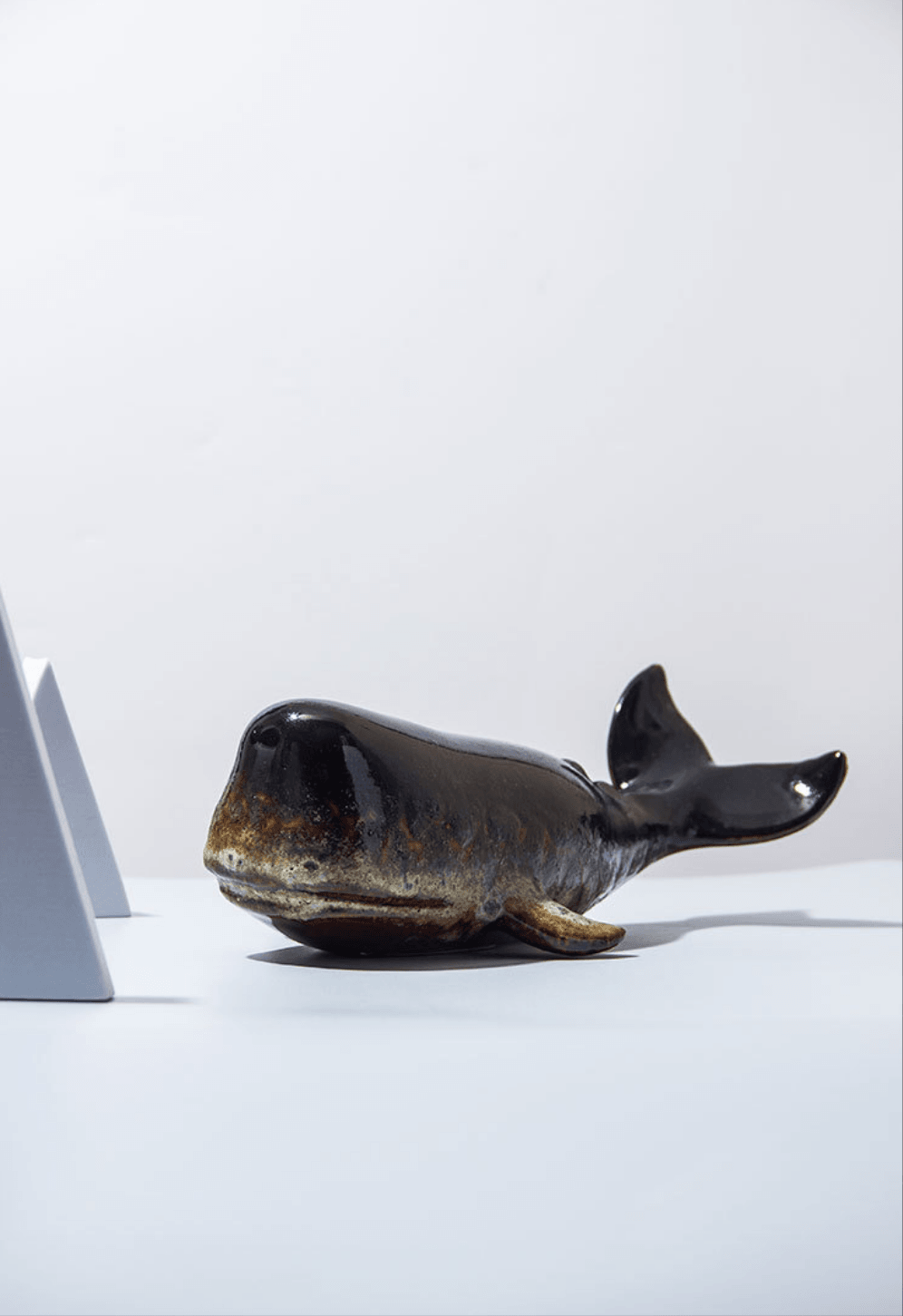 The Sculpted Voyager - Earthen Whale in Ceramic - Koda Store - Free Shipping