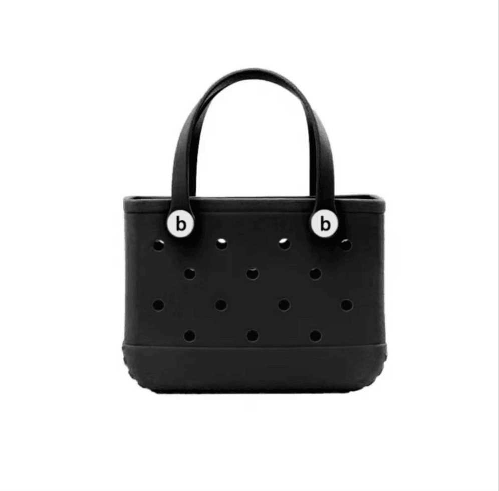 Beach Escape EVA Tote Bag in Black - Mini - Koda Store - Free Shipping