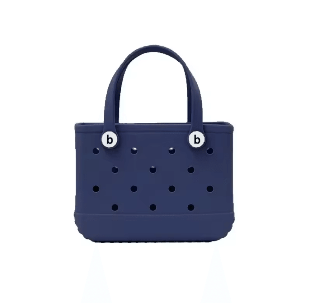 Beach Escape EVA Tote Bag in Navy - Mini - Koda Store - Free Shipping