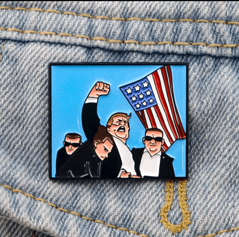 Donald Trump MAGA Make America Great Again Enamel Pin Badge - Koda Store - Free Shipping