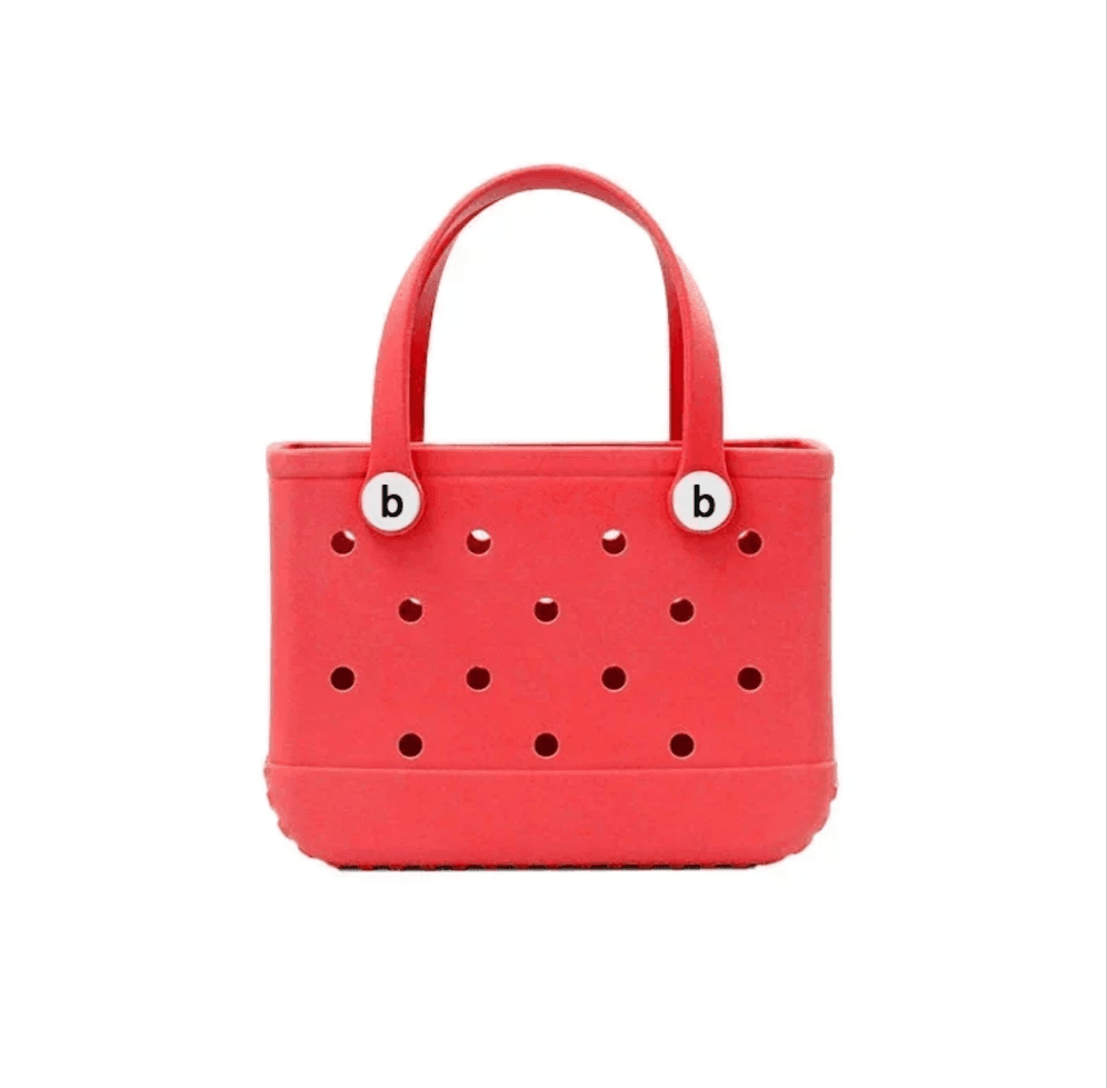 Beach Escape EVA Tote Bag in Red - Mini - Koda Store - Free Shipping