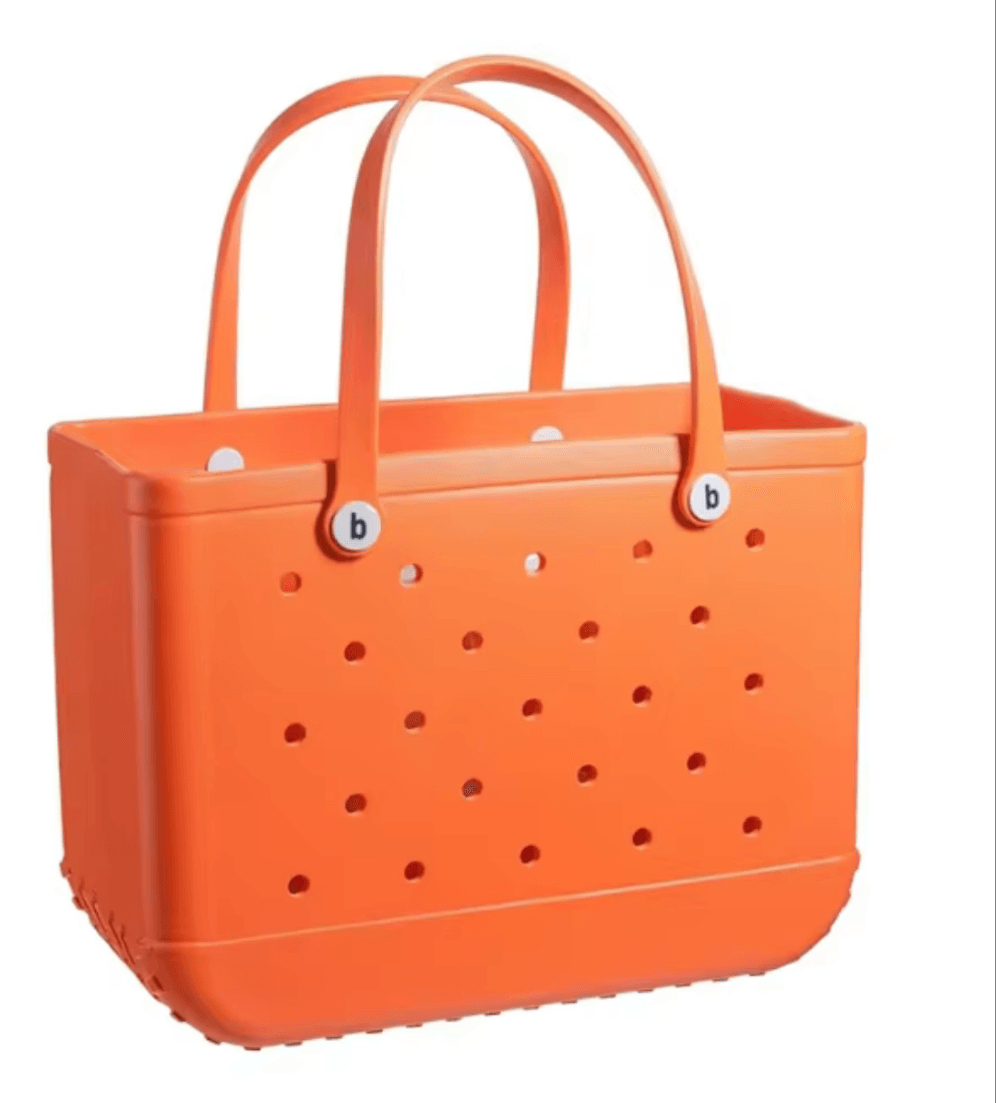 Beach Escape EVA Tote Bag in Orange - Extra Large - Koda Store - Free Shipping