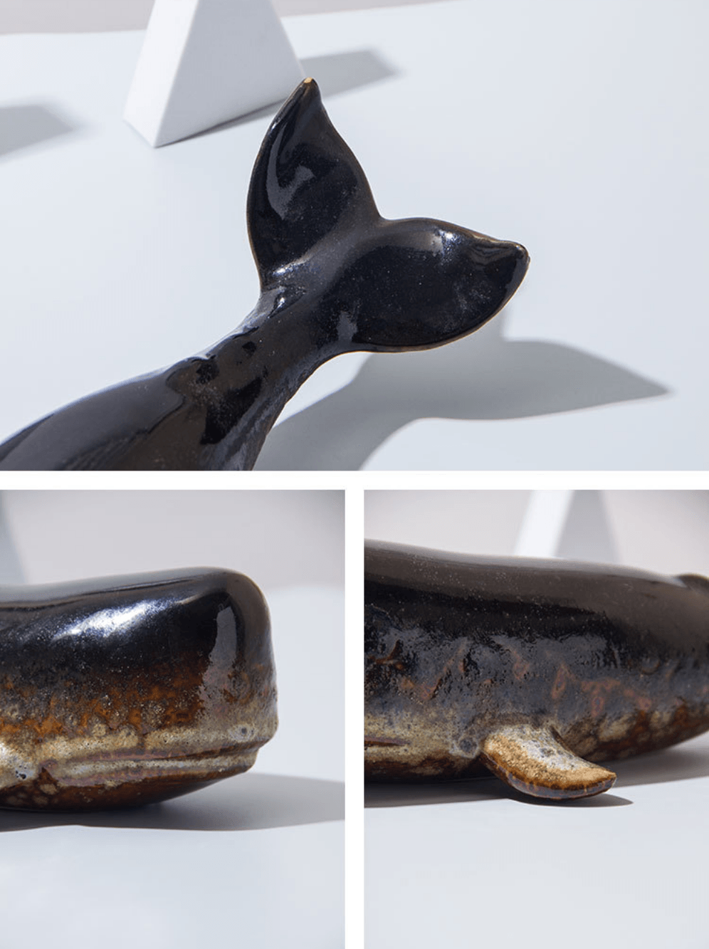 The Sculpted Voyager - Earthen Whale in Ceramic - Koda Store - Free Shipping