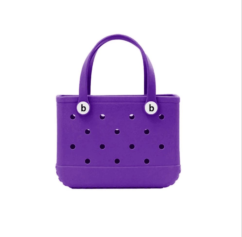 Beach Escape EVA Tote Bag in Violet - Mini - Koda Store - Free Shipping