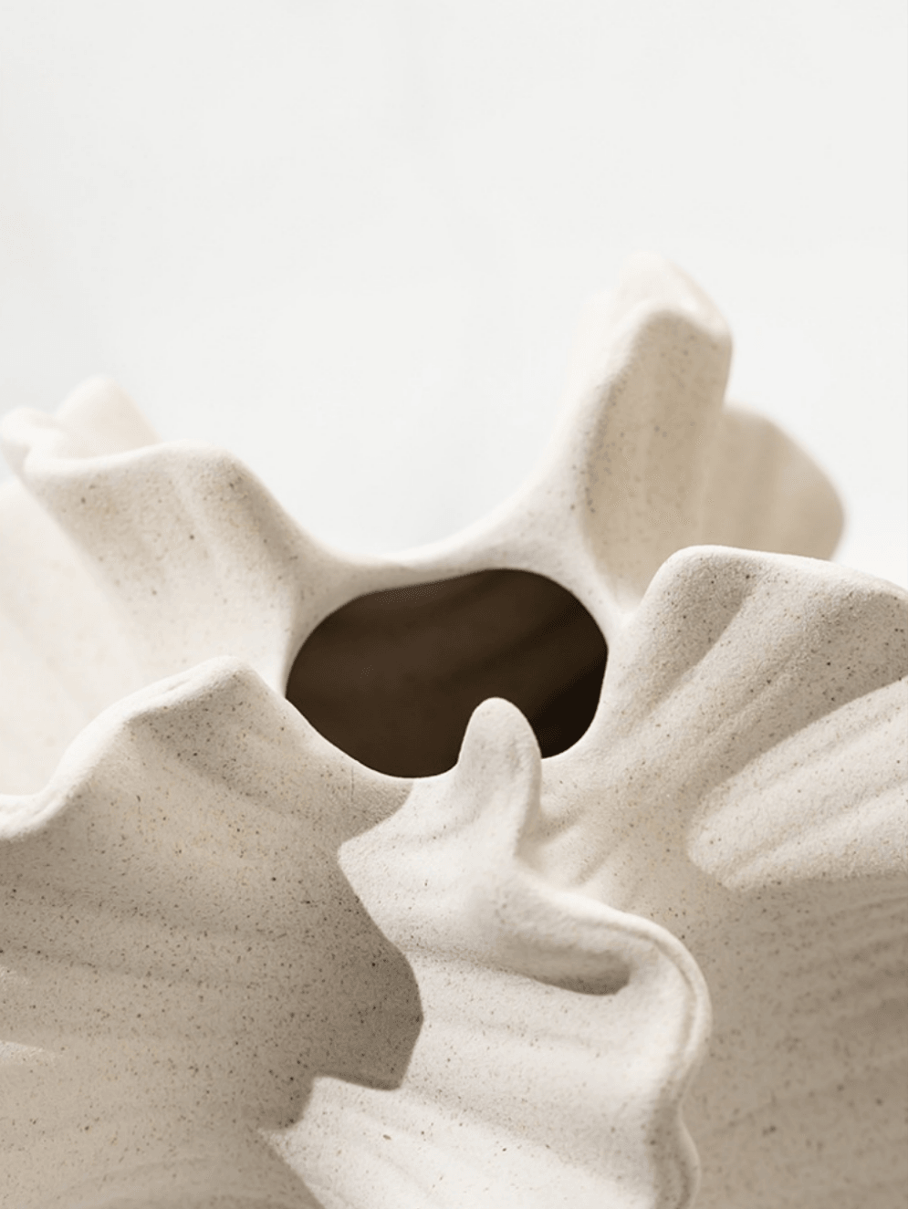 Sandwave Vase - Beige Coral Form - Koda Store - Free Shipping