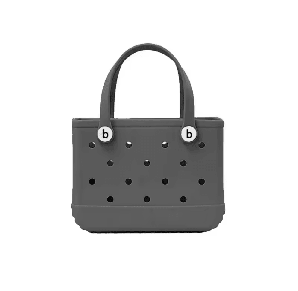 Beach Escape EVA Tote Bag in Fogg Grey - Mini - Koda Store - Free Shipping