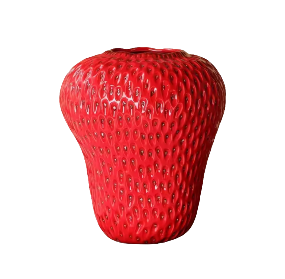 Sunberry Glaze Strawberry Vase - Koda Store - Free Shipping