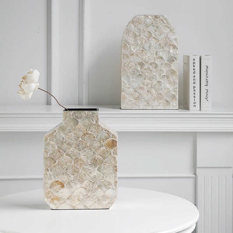 French Flat Shell Vase - Koda Store - Free Shipping