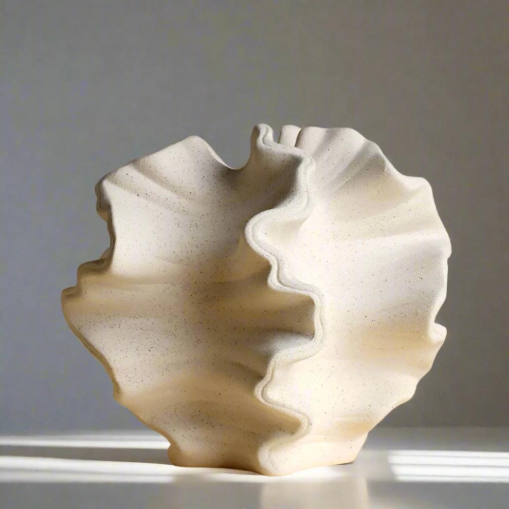 Sandwave Vase - Beige Coral Form - Koda Store - Free Shipping