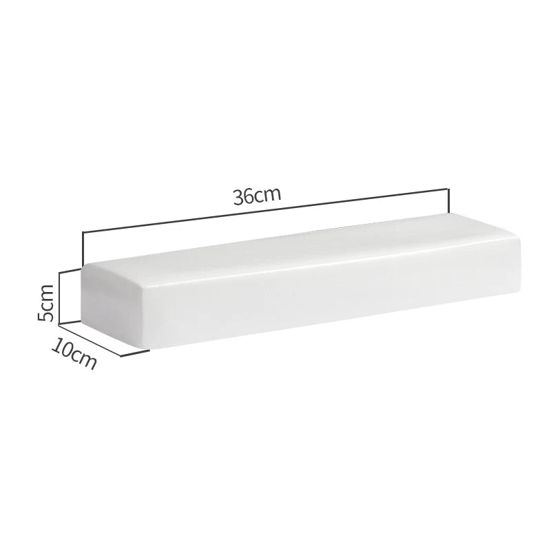 Luxury Cubic Prism Slab Ceramic Serving Plate