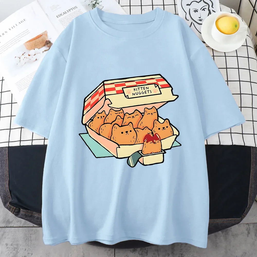 Kitten Nuggets Kawaii T-Shirt - Koda Store - Free Shipping