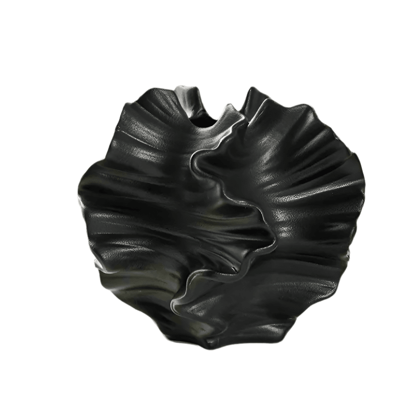 Sandwave Vase - Black Coral Form - Koda Store - Free Shipping