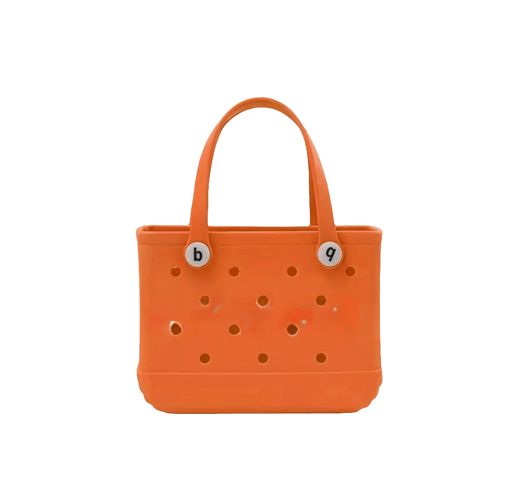 Beach Escape EVA Tote Bag in Orange - Mini - Koda Store - Free Shipping