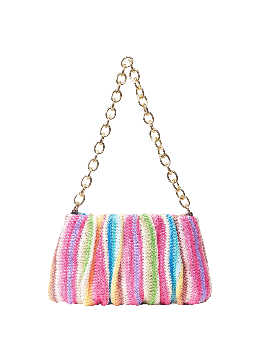 Lila Ruched Rainbow Handbag - Koda Store