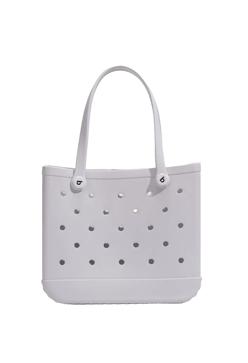 Beach Escape EVA Tote Bag in White - Medium - Koda Store - Free Shipping