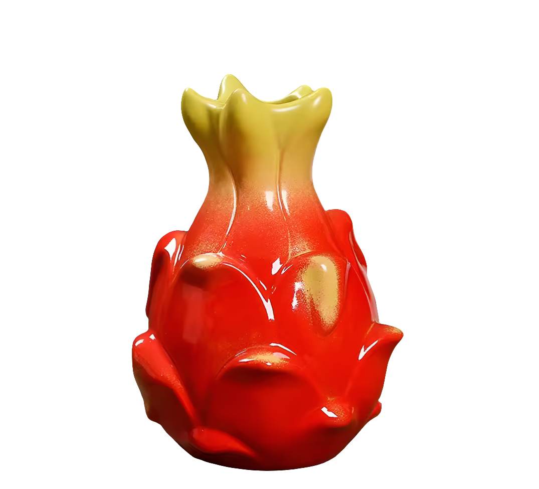 Dragon Fruit Ceramic Table Vase | Cultivated Charm For Your Closet & Crib | Free Global Shipping & 30 Day Returns | Women's apparel, jewellery, bags, eclectic home decor & gifting | Checkout Securely with Afterpay & PayPal.