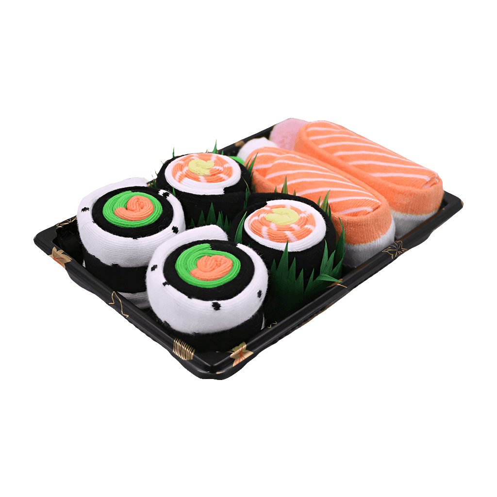 Gourmet Sushi Box Novelty Socks- 3 Pack Koda Fashion & Decor