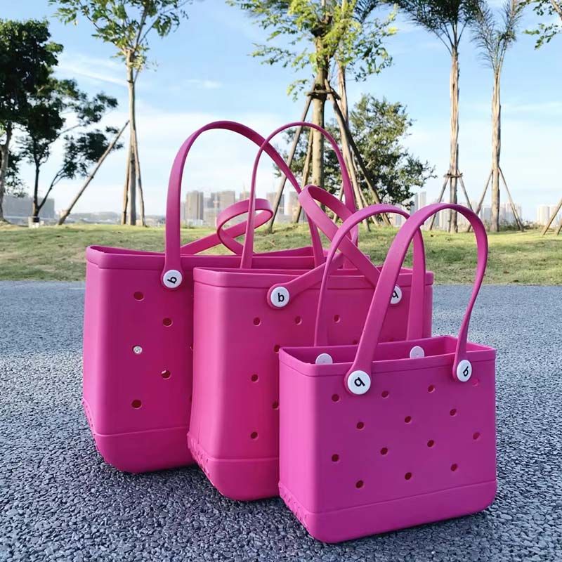 Beach Escape EVA Tote Bag in Rose - Medium - Koda Store - Free Shipping