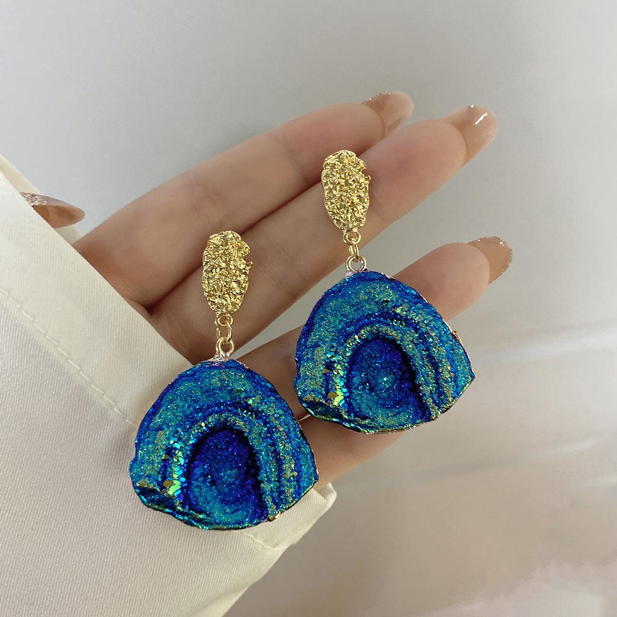 Starry Sea Volcanic Rock Earrings - Koda Store - Free Shipping