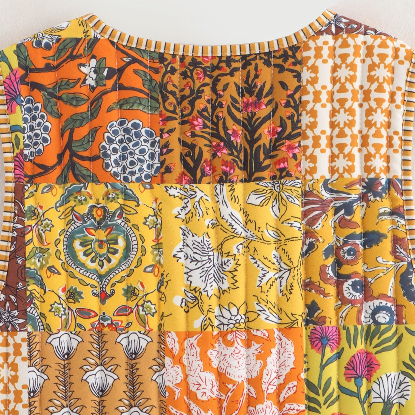 Autumn Embers Patchwork Vest - Koda Store - Free Shipping