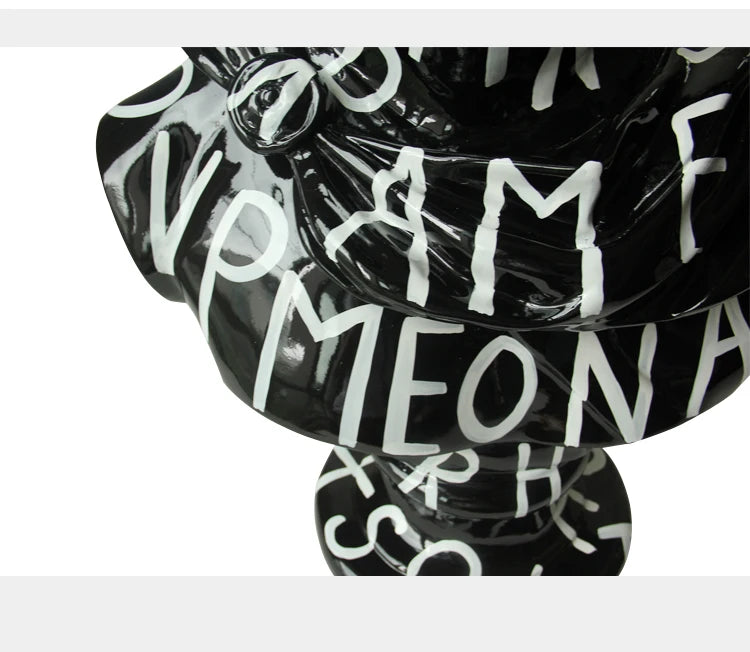 Statue of David Bust - Red Graffiti Series - Koda Store - Free Shipping