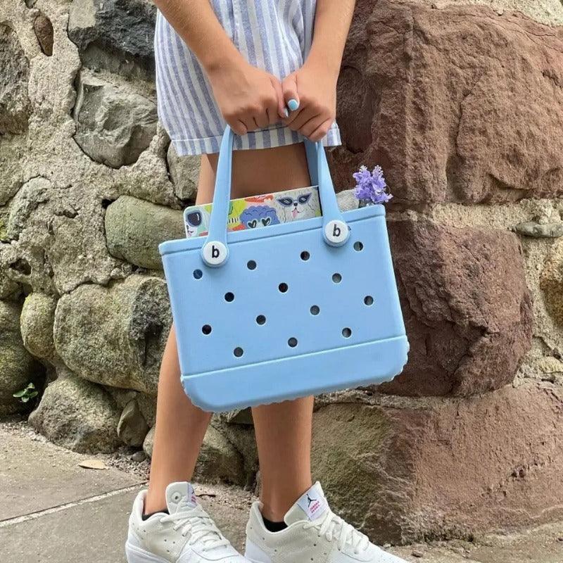 Beach Escape EVA Tote Bag in Light Blue - Mini - Koda Store - Free Shipping