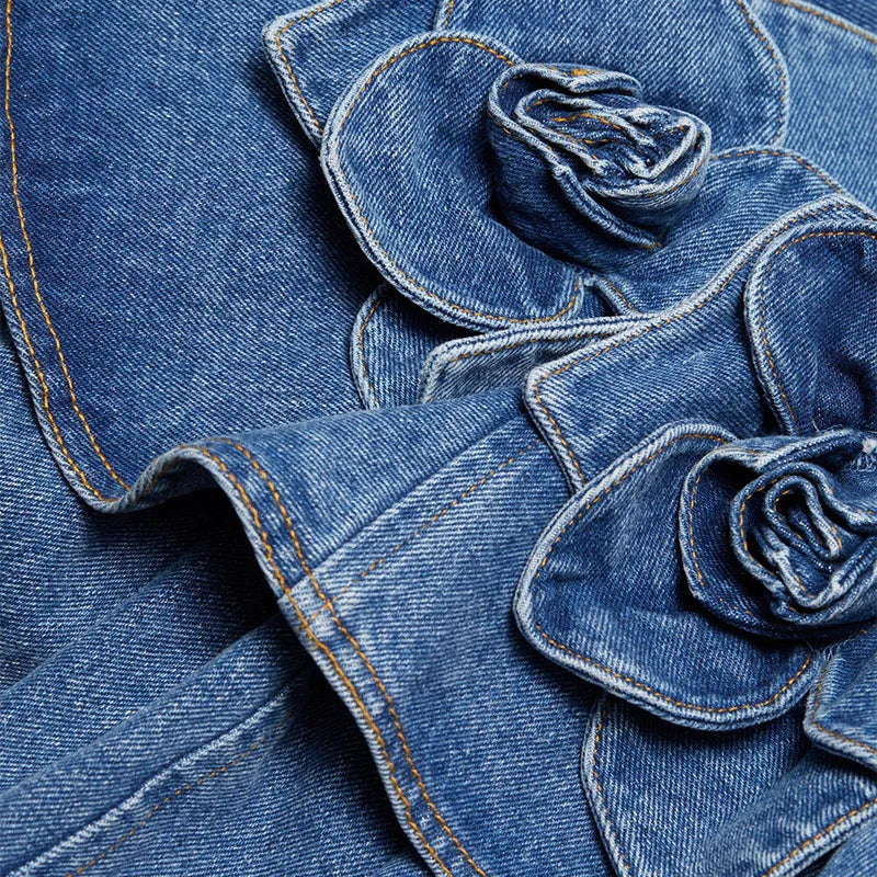 Botanique Indigo Denim Midi Dress