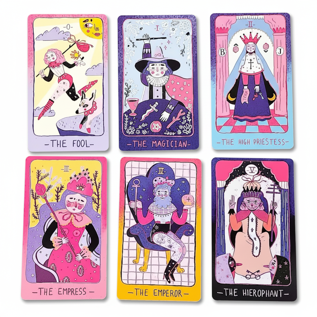 Pastel Prism Tarot Deck – 78‑Card Pastel Tarot Set