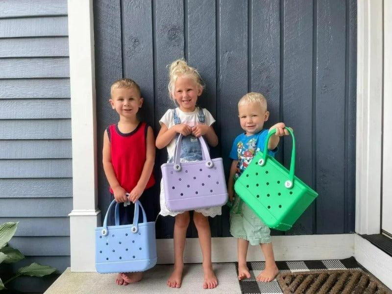 Beach Escape EVA Tote Bag in Light Blue - Mini - Koda Store - Free Shipping