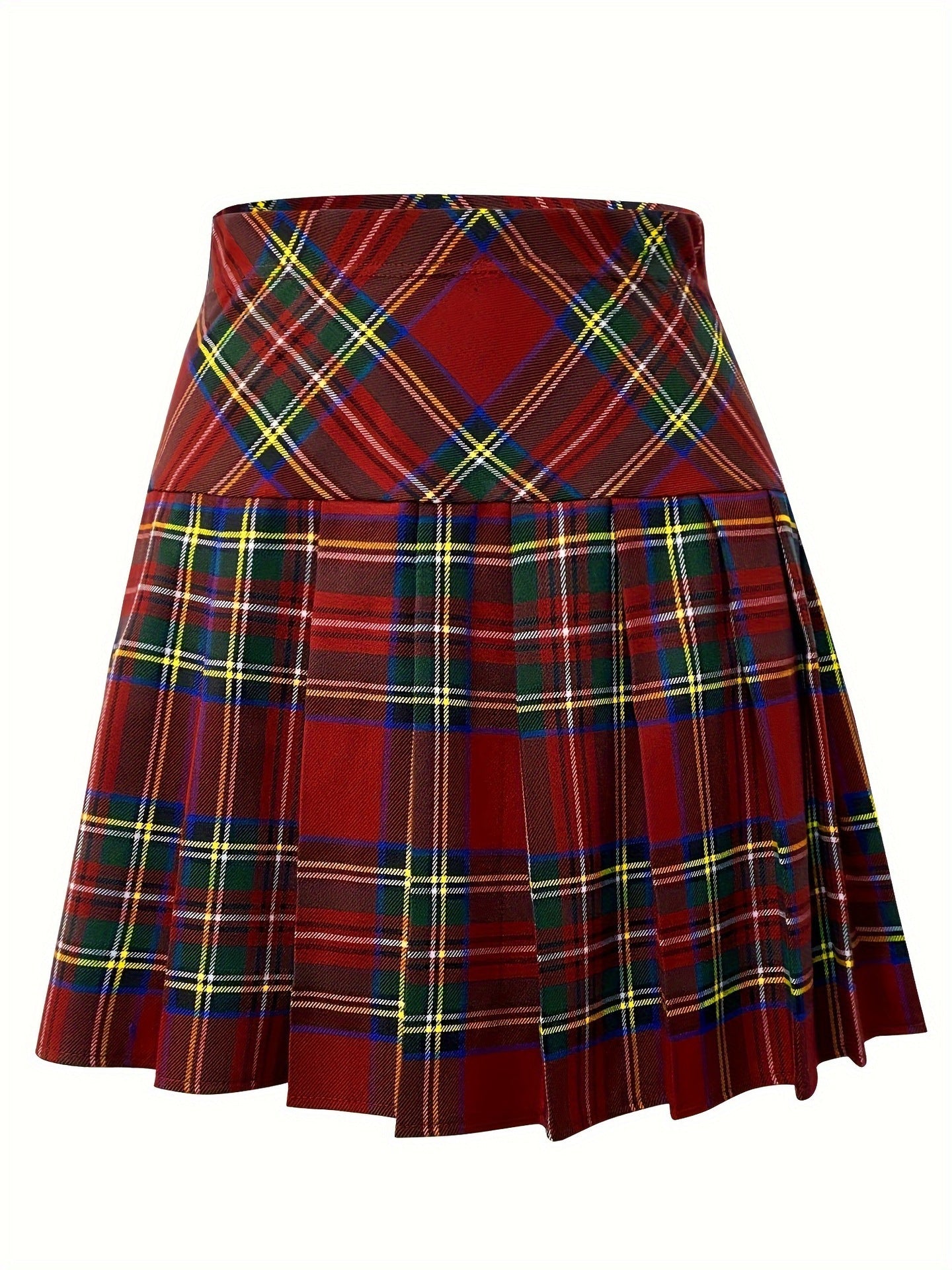 Totally Tartan Pleated Mini Skirt - Koda Store - Free Shipping
