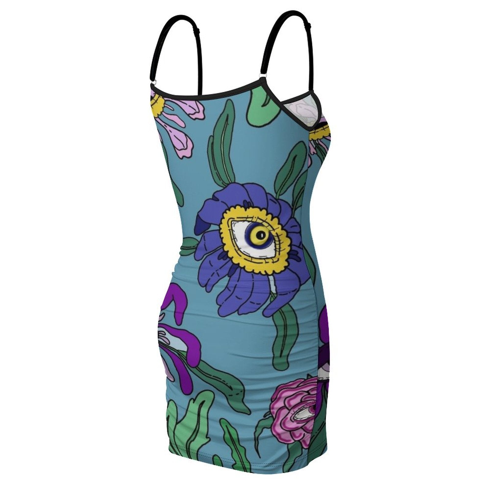 Nature's Seeing Eye Printed Mini Dress - Koda Store - Free Shipping