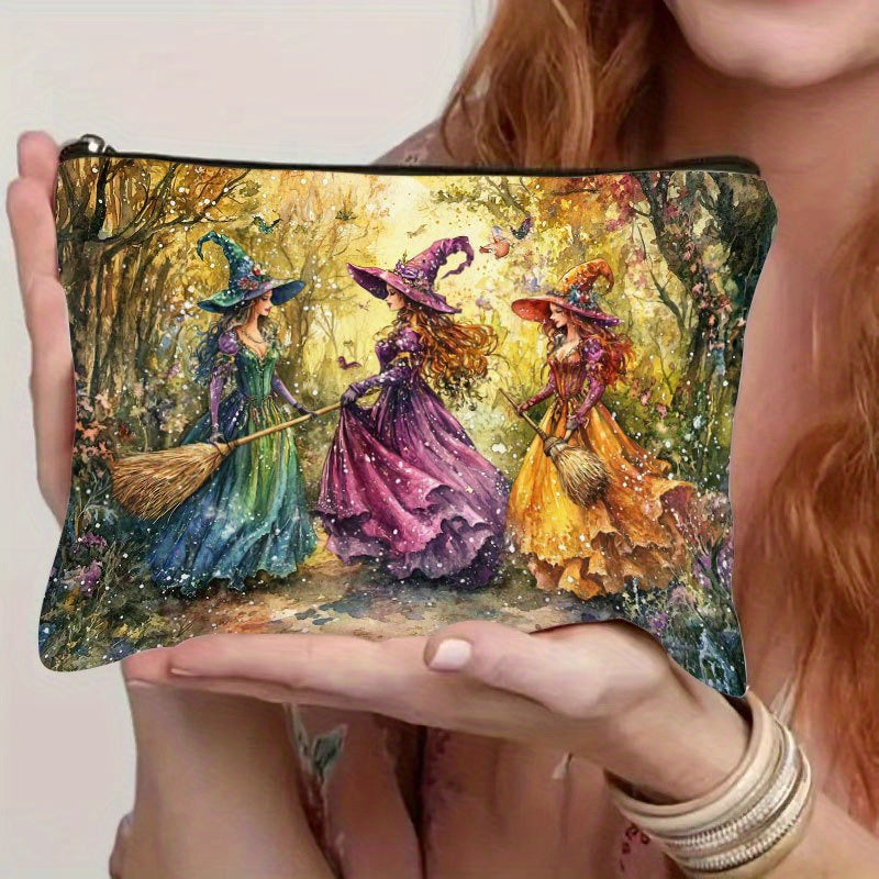 Three Witches Zipper Pouch - Cosmetics Case