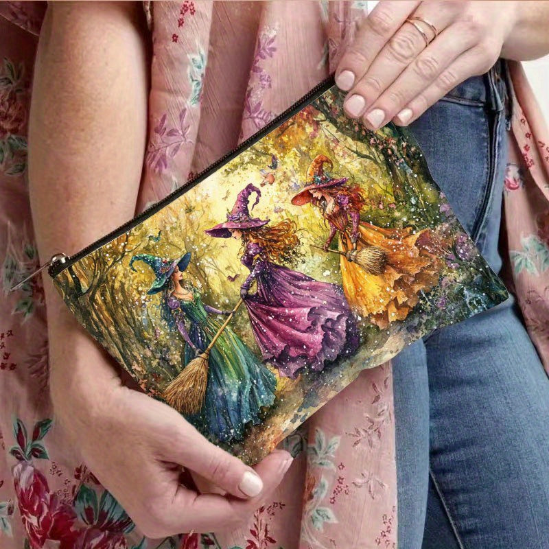 Three Witches Zipper Pouch - Cosmetics Case